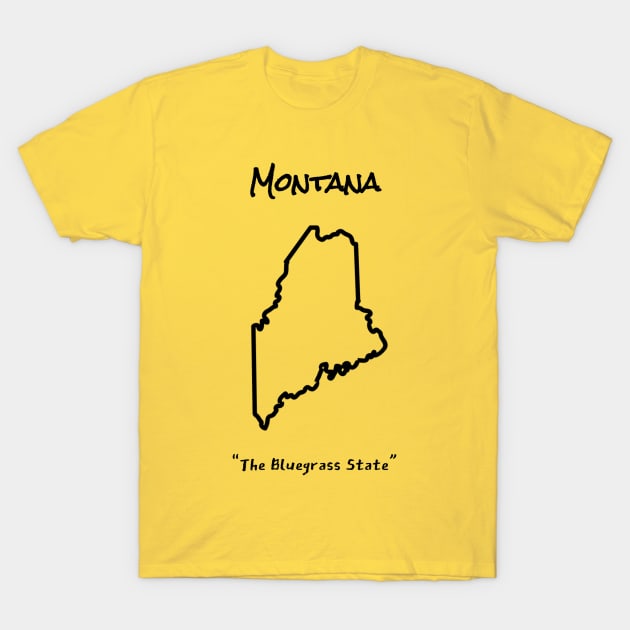 Truly Montana T-Shirt by LP Designs